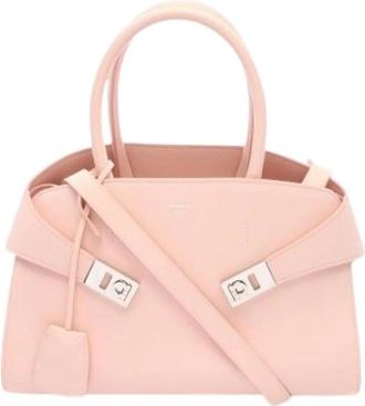 Ferragamo Pre-owned Handbag - Dames - Vintage Handtas - Roze - ONE Size - Leer - Vintage