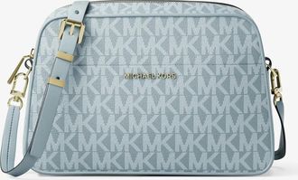 Michael Kors Jet Set Small Signature Logo Camera Crossbody Bag