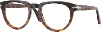Persol Stijlvolle Bril in Blauw Schildpadpatroon - unisex - Brillen - Bruin - 52 MM - Accessoires