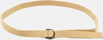 Norma Kamali Waist Belt Beige Knit Fabric