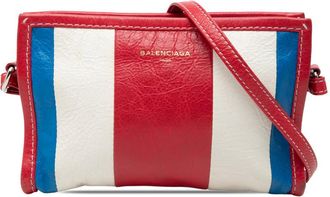 Balenciaga Pre-owned Balenciaga Lambskin Bazar Crossbody Ladies D83FG17BR6JHEIGM