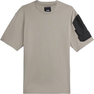 Yohji Yamamoto Regular Fit Cotton Utility T-Shirt in Brown at Nordstrom, Size Xx-Large