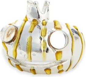 Collina Strada Frog Prince Recycled Pewter Ring in Gold Stripe at Nordstrom, Size 10
