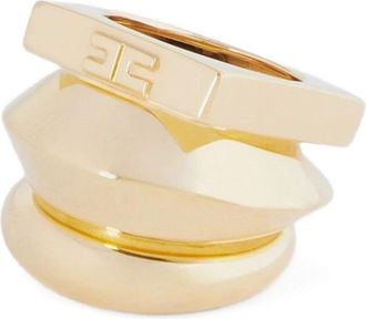Elisabetta Franchi Bijoux - Dames - Ringen - Geel - 56 MM - Accessoires