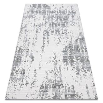 RugsX Rugsx - Alfombra Acr&iacute;lica Uskup Hormig&oacute;n 9484 Marfil / Gris Grey 80x300 Cm