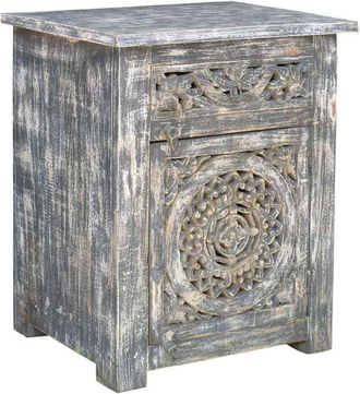 Wanderlust Deco Mesita gris 60x40x70h cm