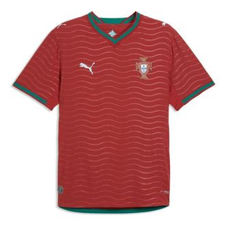 Puma Portugal 2026 Authentic Home Jersey Club Red Green Lagoon 783276-01