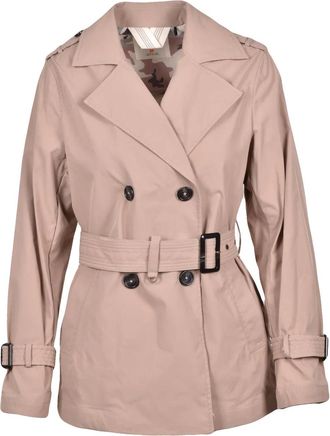 Dekker Beige Double-Breasted Trench Coat