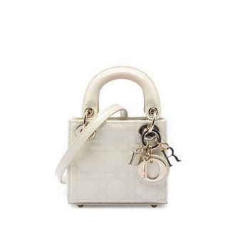 Dior Pre-owned Dior Micro Patent Cannage Lady Dior Ladies EDW4R4BV2GUHBO6K