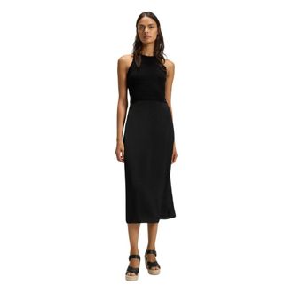 HUGO BOSS Elegante Mouwloze Jurk - Dames - Casual kleedjes - Zwart - S - Kleedjes