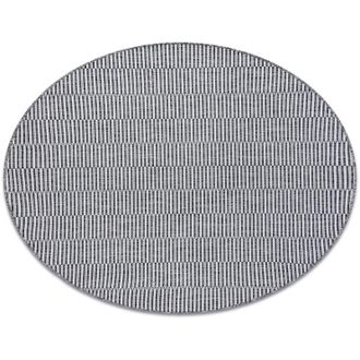 RugsX Rugsx - Alfombra De Cuerda Sisal Loft 21198 Circulo Boho Marfil/plateado/gris Grey Circulo 160 Cm