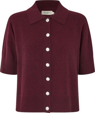 Masai Cardigans - Dames - Truien - Rood - Maat: XL