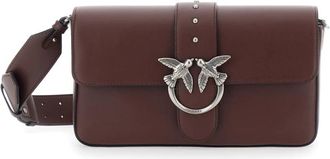 Pinko Love Birds Crossbodytas - Dames - Schoudertassen - Rood - ONE Size - Leer - Tassen