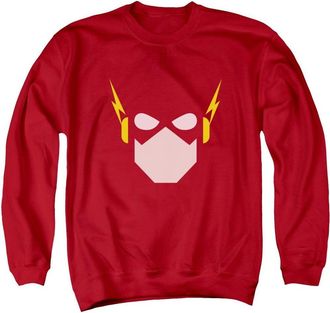 Gildan Justice League of America Flash Head Adult Crewneck Sweatshirt