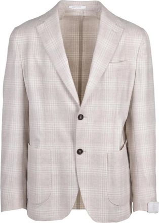 Eleventy Heren, Jassen, Beige, Maat: XL Zijde