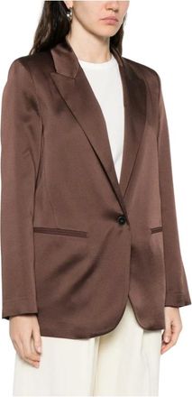 Forte_Forte Blazers, female, Brown, Size: S My Jacket