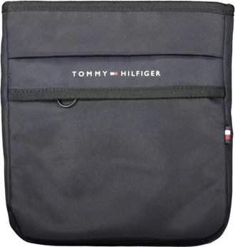 Tommy Hilfiger Blauwe Polyester Heren Schoudertas - Heren - Schoudertassen - Blauw - ONE Size - Polyester - Tassen
