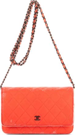 Chanel Borsa a tracolla Timeless con catena - Arancione