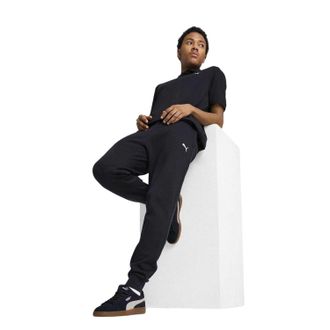 Puma Joggingbroek met manchetten en logo voor heren (Marine)