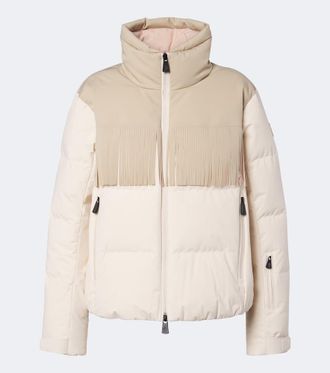 Moncler Giacca da sci Bessin con frange
