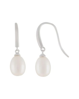 Splendid Pearls Silver 8-8.5Mm Freshwater Pearl Earrings