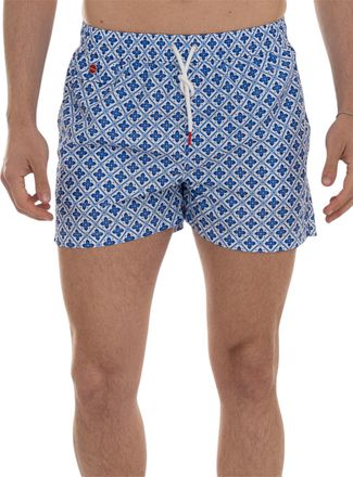 Kiton Boxer mare Bianco-azzurro Kiton Uomo