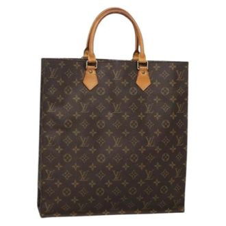 Louis Vuitton Pre-owned Tote Bags, female, Brown, Size: ONE SIZE Pre-owned Sac Plat Tote Bag