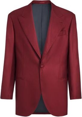 Brunello Cucinelli Tuxedo jacket in Cherry at Nordstrom, Size 44 It