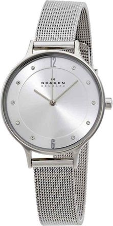 Skagen Anita Silver Dial Stainless Steel Mesh Ladies Watch SKW2149