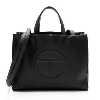Telfar Faux Leather Medium Shopping Tote