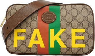 Gucci Brown Pvc Shoulder Bag (Pre-Owned)