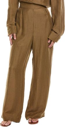 Anemos Linen-Blend Keaton Wide Leg Pant