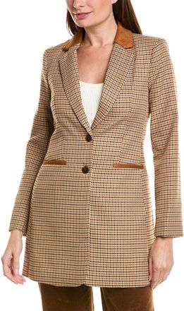 Tahari by ASL Glenn Plaid Blazer