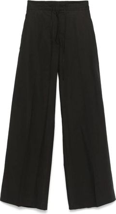 P.A.R.O.S.H. Wijde broek - Dames - Wijde Broeken - Zwart - XS - Katoen - Broeken
