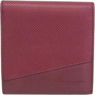 Bottega Veneta Pre-owned Wallets, unisex, Red, Size: ONE SIZE Pre-owned Leather wallets