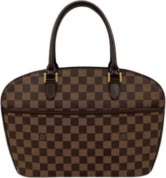Louis Vuitton Pre-owned Vintage Handtas - Dames - Vintage Handtas - Bruin - ONE Size - Leer - Vintage