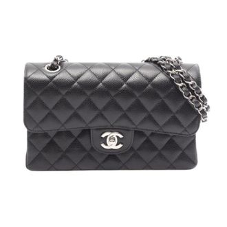 Chanel Pre-owned Vintage Schoudertas - Dames - Pre-owned - Zwart - Maat: ONE Size Leer