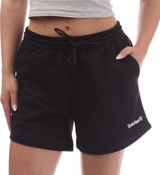 Timberland Dames/Dames Sweat Shorts met Lineair Logo (Zwart)
