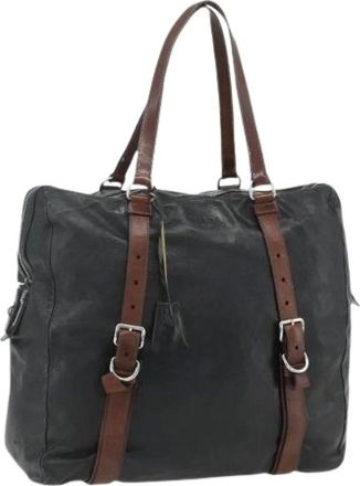Prada Pre-owned Tote Bags, female, Black, Size: ONE SIZE Pre-owned Vintage Tote Bag