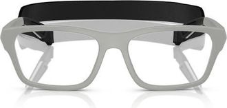Prada 56mm Pillow Optical Glasses in Matte Grey at Nordstrom