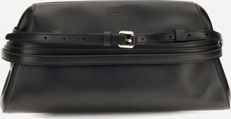 Moschino Pochette in pelle con dettaglio fibbia Woman UNI