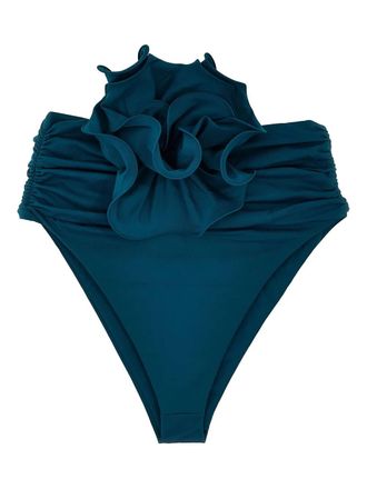 Magda Butrym Slip bikini a fiori - Blu