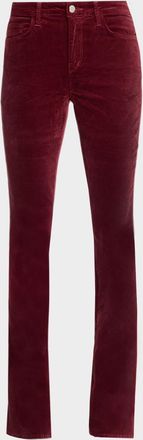 L'agence Stevie High-Rise Straight Jeans