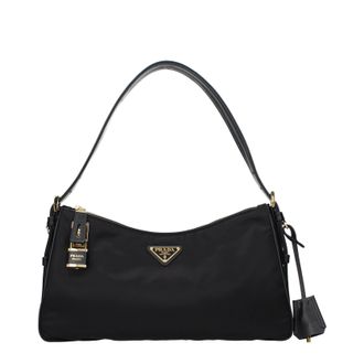 Prada Donnas Borse a tracolla in tessuto nero