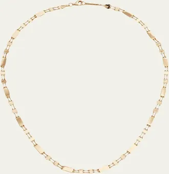 Lana Jewelry At Barts 14K Yellow Gold Tag Station Chain Necklace