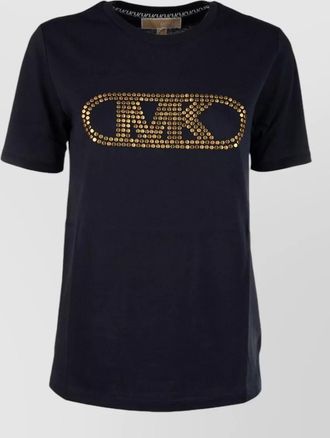 Michael Kors short sleeve crew neck cotton top