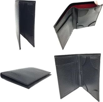 Bulgari Pre-owned Wallets, male, Black, Size: ONE SIZE Pre-owned Vintage Wallet (bi-fold)