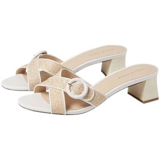 Pelle Moda Womens Thana Heels In White Washed Basket
