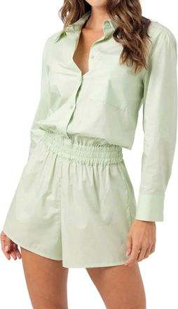 Sundays Lottie Romper In Mint