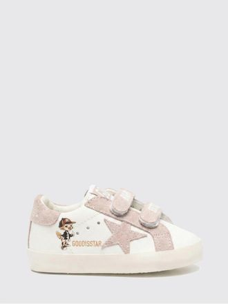 Golden Goose Sneakers Baby School in pelle con stampa grafica